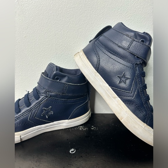 Converse All Star Pro Blazer Blue High Plus Sneakers Size Boys 13 Super Cool - Picture 9 of 12